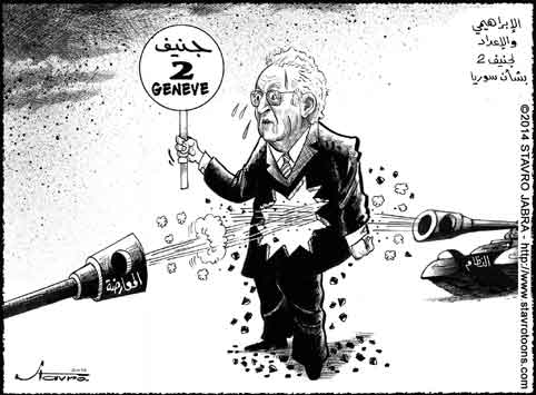 stavro-.Lakhdar Brahimi poursuit les prparatifs pour la Genve 2 sur la Syrie.