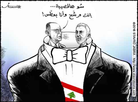stavro-La candidature de Michel Aoun et de Sleiman Frangieh  la tte de l'Etat !!!