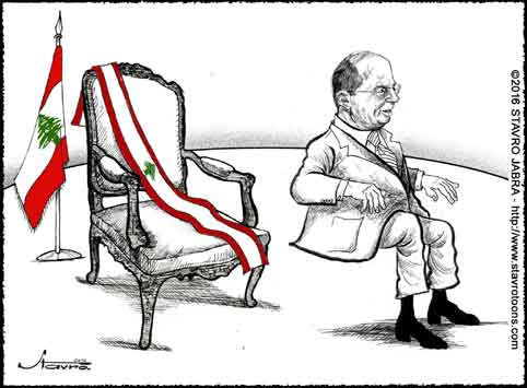 stavro-Dans la srie d'entretiens ,le chef du CPL, Michel Aoun attend toujours la dcision de son lection