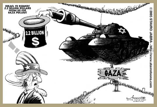 stavro 071205 s - Israel to request 2.2 billion dollars from US for Gaza pullout.jpg