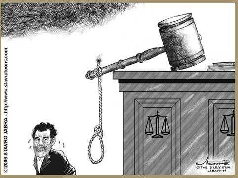 stavro 110706 s - Saddam Hussein sentenced to death.jpg